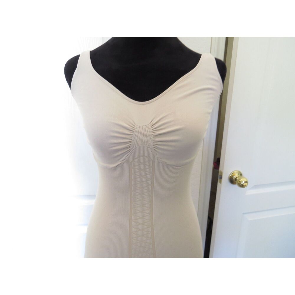 G by Guess Tummy Control Compression Shaping Camisole Nude M/L EUC - Picture 4 of 8